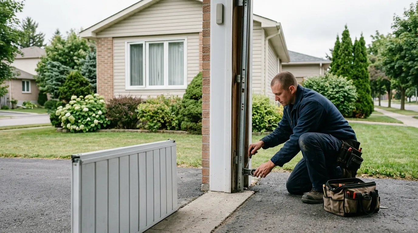 Repaired & tested - Sun Prairie garage door service