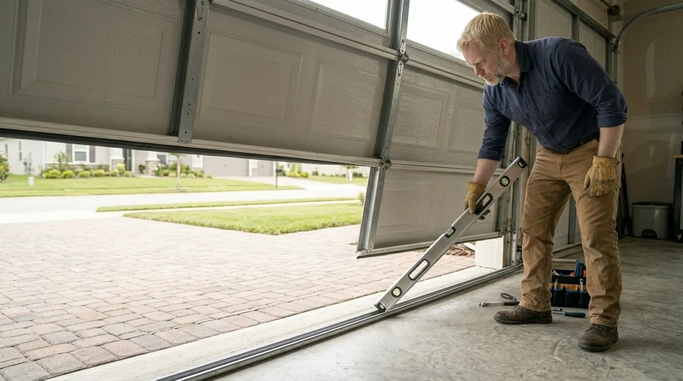 Repaired & tested - Sun Prairie garage door service