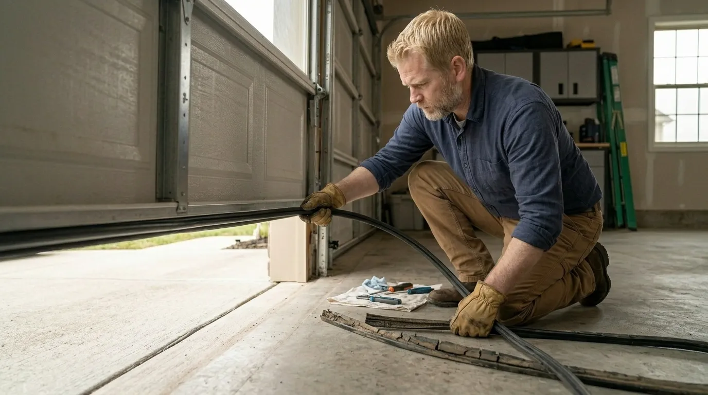 Repaired & tested - Sun Prairie garage door service