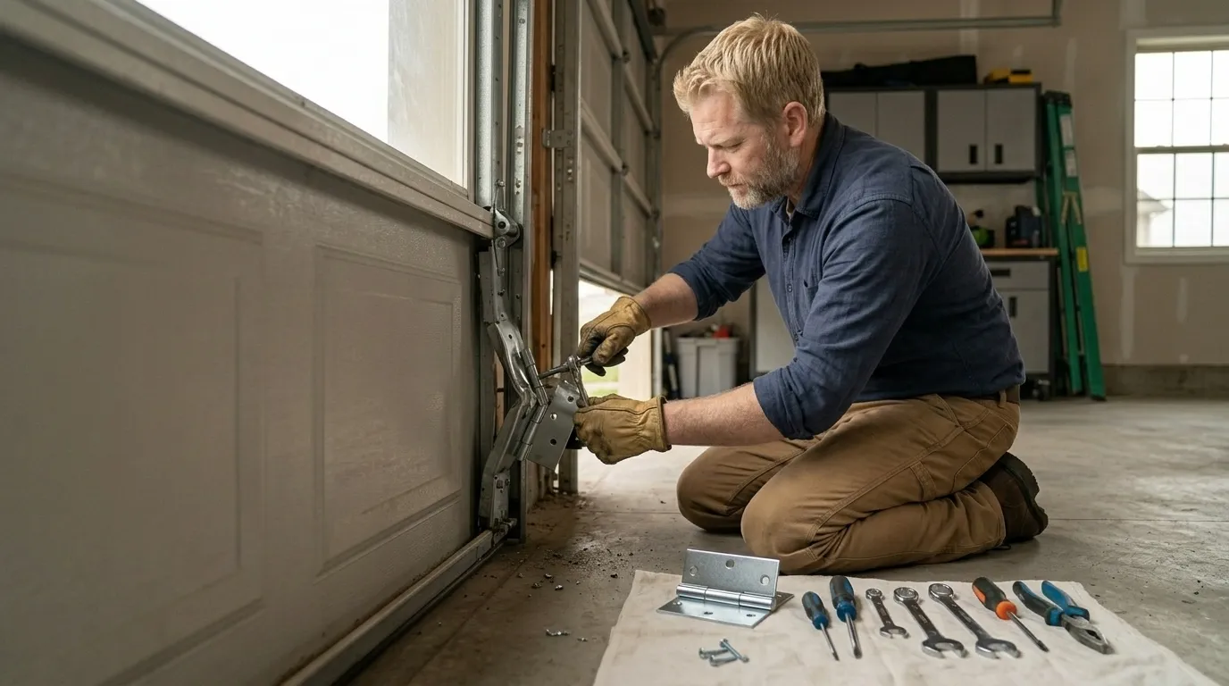 Repaired & tested - Sun Prairie garage door service