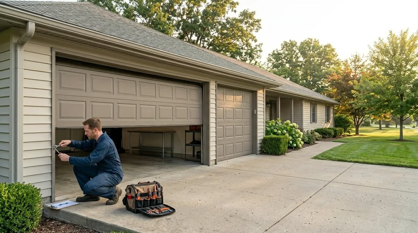 On-site diagnosis - Sun Prairie garage door service