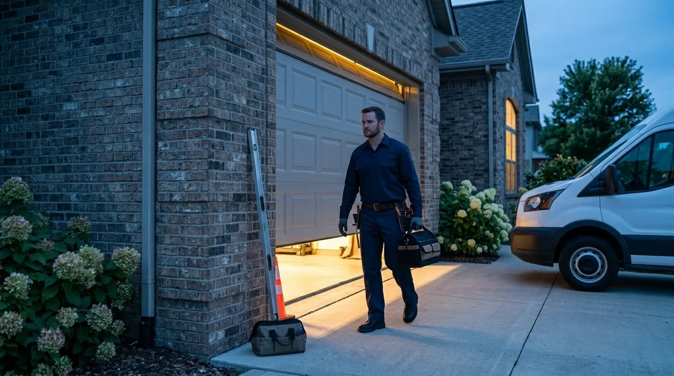 On-site diagnosis - Sun Prairie garage door service