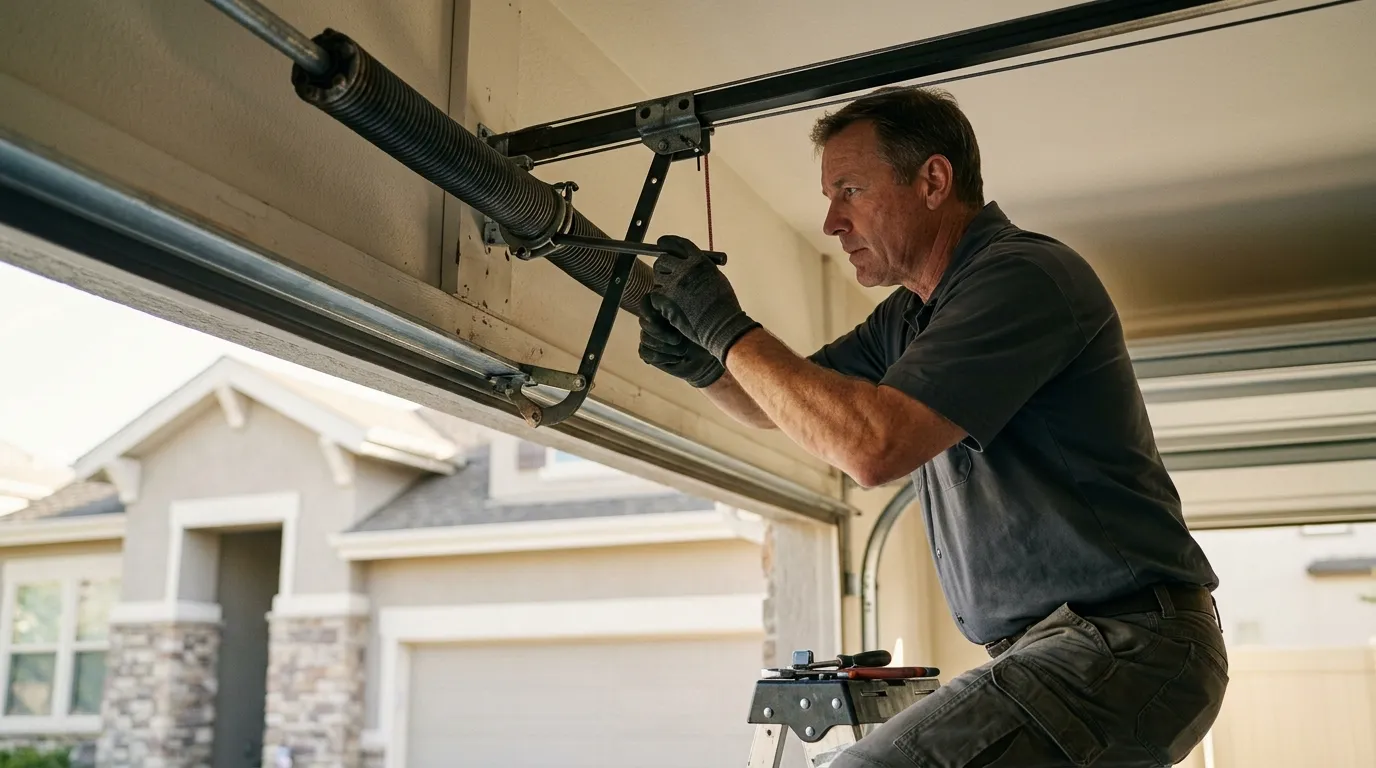 On-site diagnosis - Sun Prairie garage door service