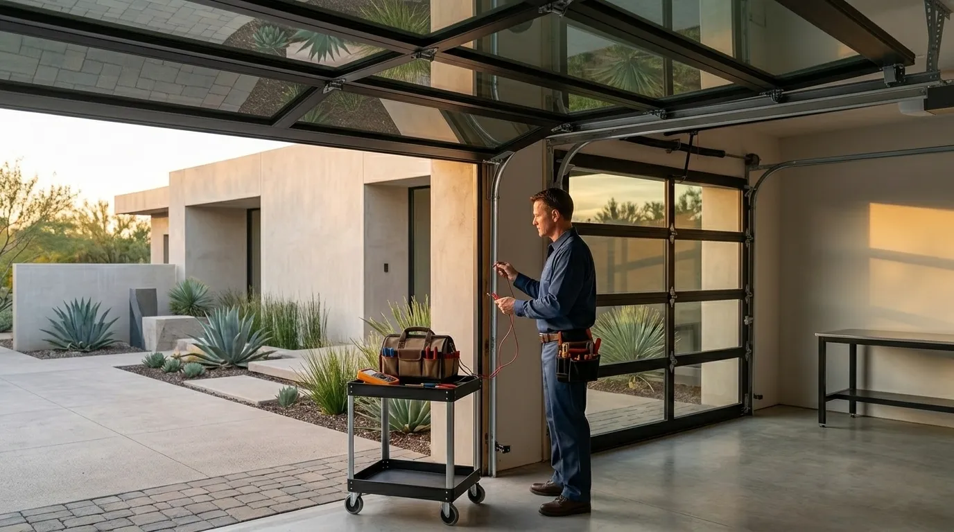 On-site diagnosis - Sun Prairie garage door service
